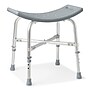 Medline Bariatric Shower Chair, Armless, Without Backrest, Aluminum Frame, 550 lb. Capacity (G2-202BX1)~#|#~89A02900-636A-4C78-A763F5BA1FE245A1_sc7