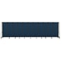 National Public Seating Robo Series 11-Panel Folding Mobile Room Divider, 72"H x 256"W, Blue Fabric (RDB6-11PT04)~#|#~89A10816-8597-4600-9DA7706022CF74D7_sc7