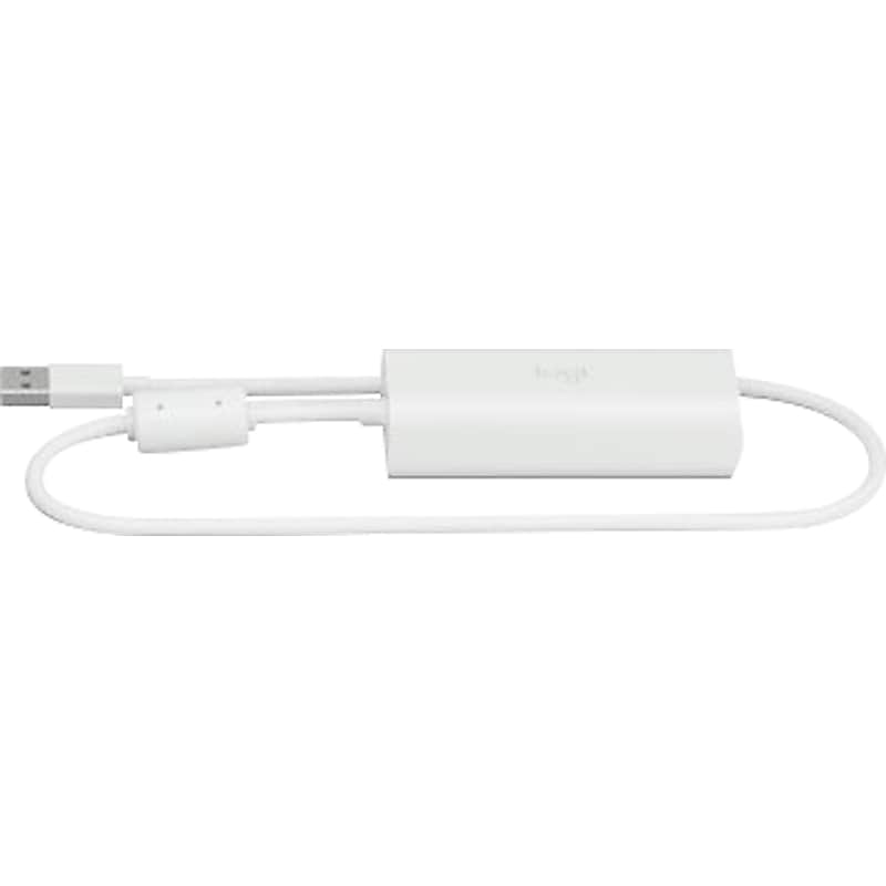 Logitech USB to RJ45 Adapter, White (952-000070) image 1