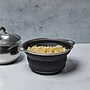 Better Houseware Collapsible Colander, Silicone, Black (733)~#|#~89A7F02B-5432-4EC1-B63B20BC1251CC67_sc7
