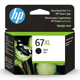 HP 67XL Black High Yield Ink Cartridge (3YM57AN#140), print up to 240 pages