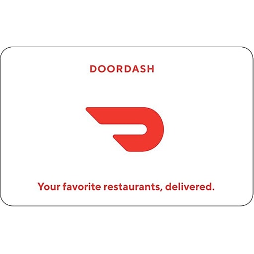 DoorDash Gift Card 20 (Email Delivery) Staples