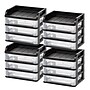 Iris Small 3-Drawer Desktop Storage, Plastic, Black, 4/Carton (150163CT)~#|#~89B48F55-CE56-4409-BD57829EEF920ACF_sc7