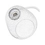 Lalia Home Studio Loft Incandescent Desk Lamp, 19", Matte White (LHD-2000-WH)~#|#~89B68263-5B13-449A-8511D3E66DA366D0_sc7