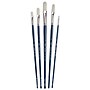 Silver Brush Bristlon Long Filbert Brushes, 5/Pack (SLVBR1953)~#|#~89BA2DC7-127A-424D-A3FC8DF2CA942D27_sc7
