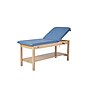 Aristo Wood Physician Exam Table with Shelf, Adjustable Backrest, Paper Cutter, and Holder, 500lbs. Capacity, Blue ~#|#~89BEB5BF-97F6-4F30-9976570940CDC184_sc7