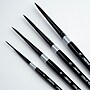 Silver Brush Black Velvet Liner Brushes, 4/Pack (SLVBV3053)~#|#~89C030A6-9951-452F-BCDD8602117D9502_sc7
