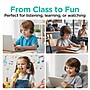 VentureX K22 Stereo Kids Learning Phone & Computer Headphone, 3.5mm & USB-A Adapter, Black (VHPK22BD2)~#|#~89C23B48-9E16-474B-A2CE4BA7CCF324A5_sc7