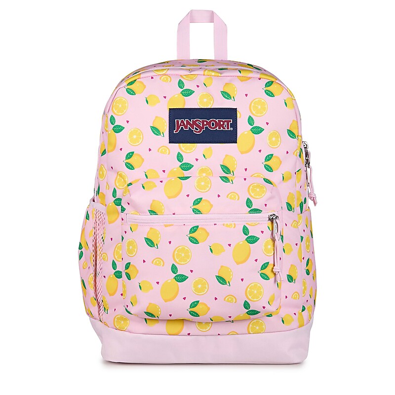 JanSport Cross Town Plus Laptop Backpack, Small, Lemonade Stand Pink (JS0A7ZNZA3C) image 1