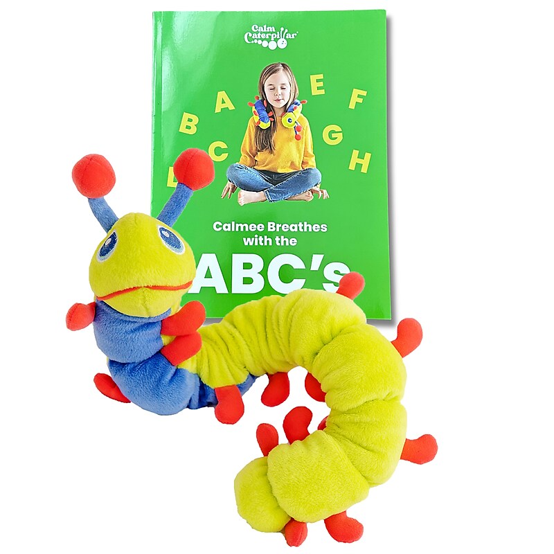 The Calm Caterpillar Calmee the Caterpillar & Calmee Breathes with the ABCs Book (CCJCALMEESET2) image 1