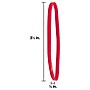 JAM Paper Colored Multi-Purpose #33 Rubber Bands, 3.5" x 0.125", Non-Latex, Red, 100/Pack (333RBRE)~#|#~89D1DE24-0A24-4753-A0F346684A5FAF21_sc7