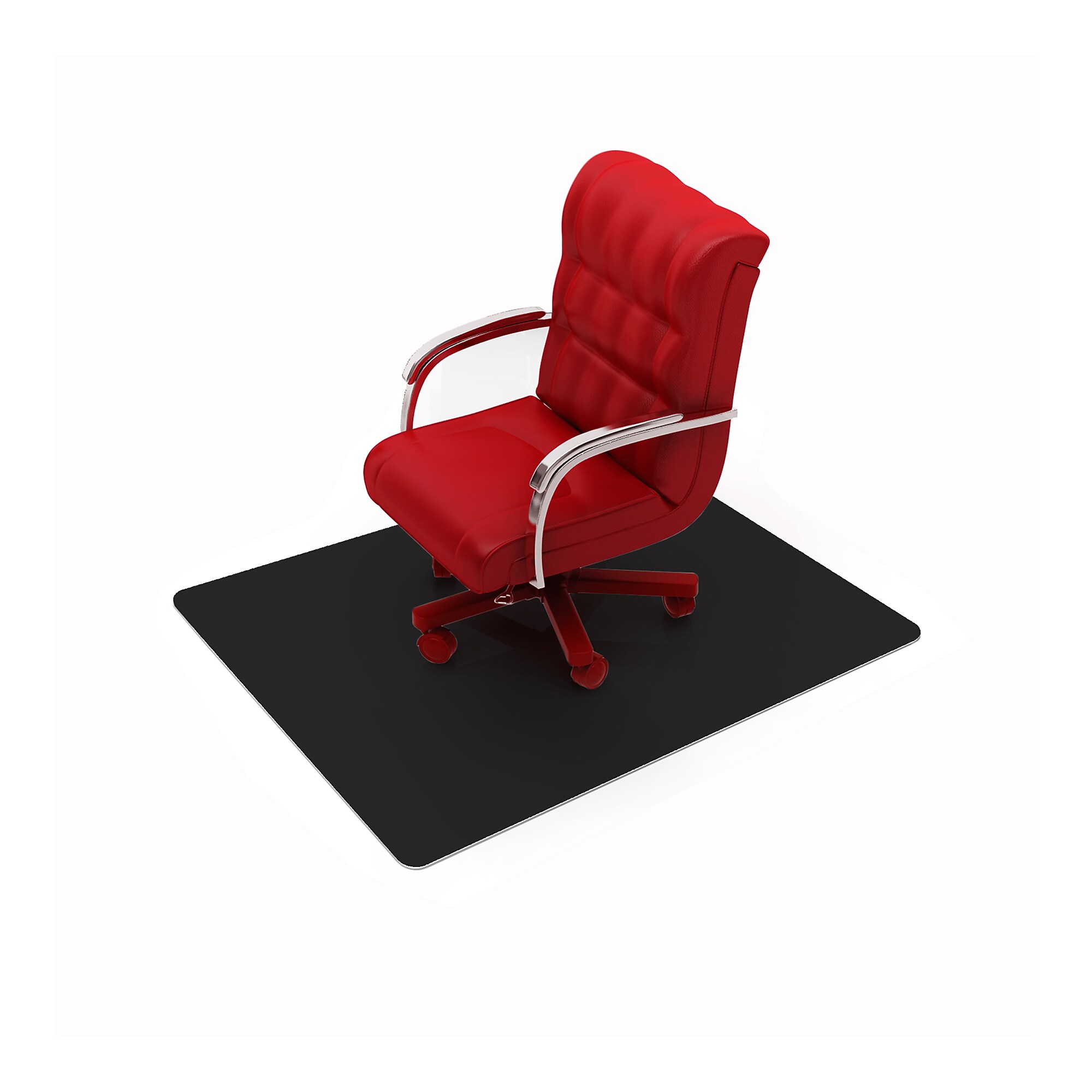Floortex Advantagemat Chair Mat, 48″ x 60″, Designed for Low-Pile Carpet, Black Vinyl (FR114860LEBV) Sansujyuku sansujyuku.com