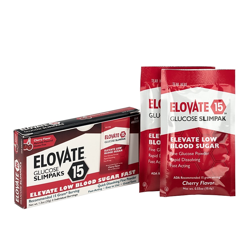 First Aid Only Elevate Glucose Packets, 2/Box (90551) image 1