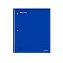 Staples Premium 1-Subject Notebook, 8" x 10.5", Wide Ruled, 100 Sheets, Blue, 12/Carton (TR20957CT)~#|#~89D345F0-411D-4B13-8B061A3F8BA32D46_sc7
