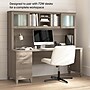 Bush Home Somerset 72"W Desktop Hutch, Ash Gray (WC81611)~#|#~89D605EF-6A8D-4950-8A3B4E3C118A59CC_sc7