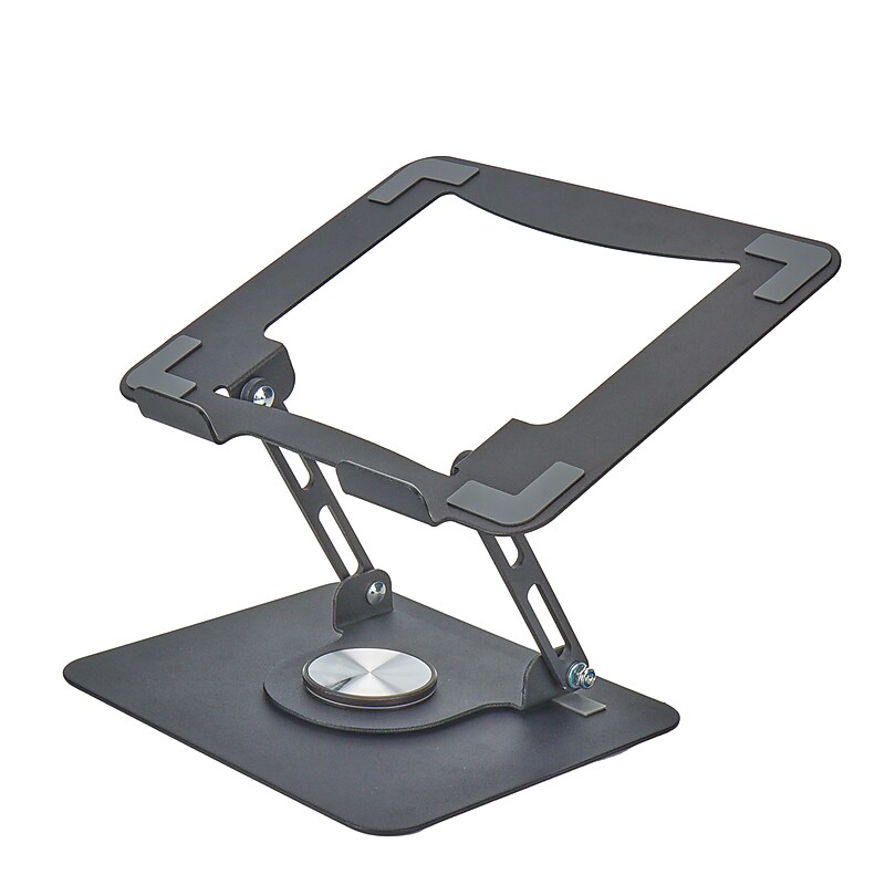 Uncaged Ergonomics 10.2" x 10" Metal Swivel Laptop Stand 2.0, Black (SLS-Black) image 1