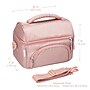 bentgo Insulated Lunch Bag, 2-Compartment, Blush (BGOBG2-M)~#|#~89D93B54-417B-48E4-9926EAED57F9D48B_sc7