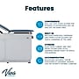 Viva Comfort Power Adjustable Exam Table with Step Stool & Storage, 500 lbs. Capacity, Blue (ADI996-09-S-BLU-MK)~#|#~89E052B2-E20B-415D-AF4E5D5B92992A6B_sc7