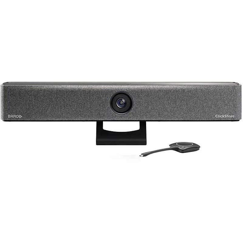 Barco ClickShare Bar Core HD 4K Conferencing Webcam, Black (R9861632USB1) image 1