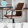 Martha Stewart Taytum Faux Leather Swivel Office Chair, Saddle Brown/Oil Rubbed Bronze (CH142370BRBK)~#|#~89E38574-C68A-4A70-A2CDBB2940135D9B_sc7
