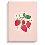 Eccolo Daisy & Strawberry Hardcover Journal, 6" x 8", College Ruled, Pink, 192 Pages (ST461B)~#|#~89E67843-1AA4-4E46-880AFF7150B31B88_sc7