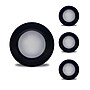 Bulbrite 14 Watt 7" LED Disc Light with Pigtail - 3000K Soft White Light, 1100 Lumens, Black, 4/Pack (862900)~#|#~89E7C50E-1F03-4397-973A6728B2FECDF1_sc7