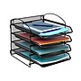 Mind Reader 4-Pocket Metal Mesh Mountable Wall File, Letter Size, Black (4THANG-BLK)~#|#~89E7D134-B59B-4756-BA19C446737CBCC2_sc7