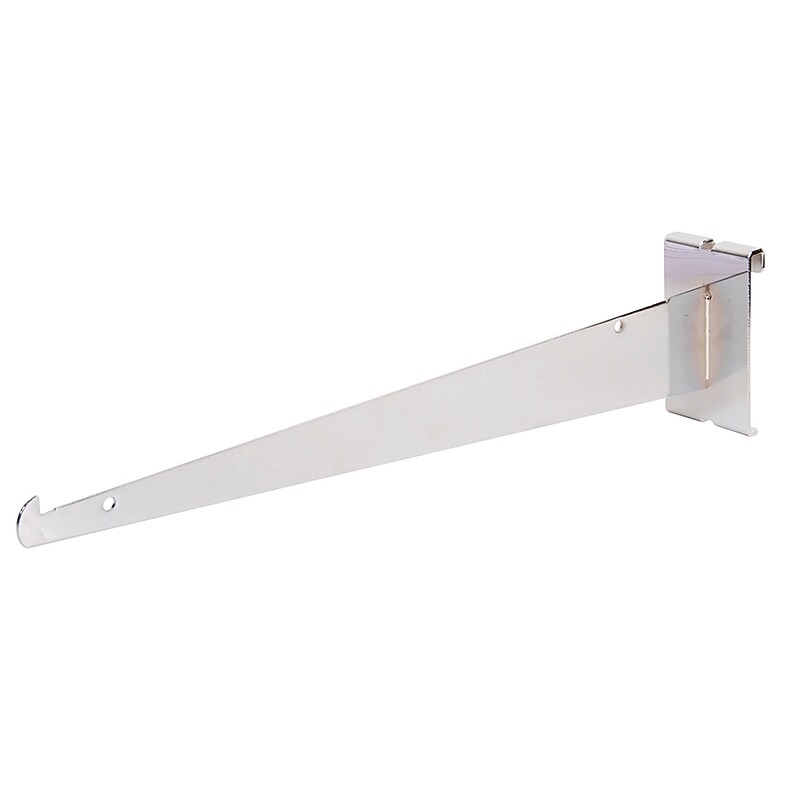 Nahanco 14" Shelf Bracket, Chrome (GW14KB) image 1