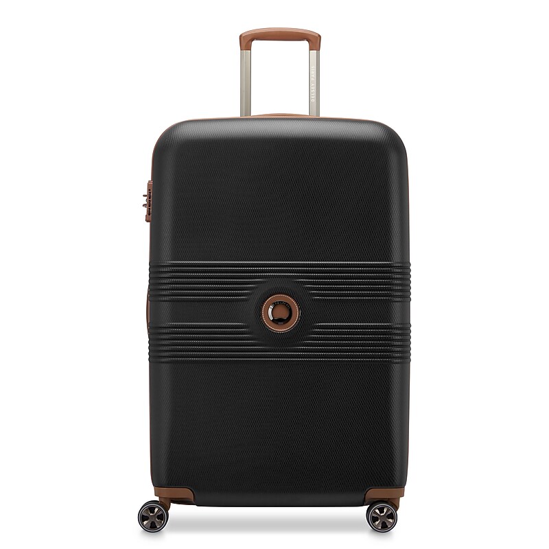 Delsey Flanerie 28" Hardside Suitcase, 4-Wheeled Spinner, TSA Checkpoint Friendly, Black (40303183020T9) image 1
