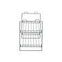 Household Essentials Stackable Two‑Tier Metal Shoe Rack in Closet Storage Organizer (HH2103)~#|#~89F40D05-6792-4104-9C1EB6CBE197CE10_sc7