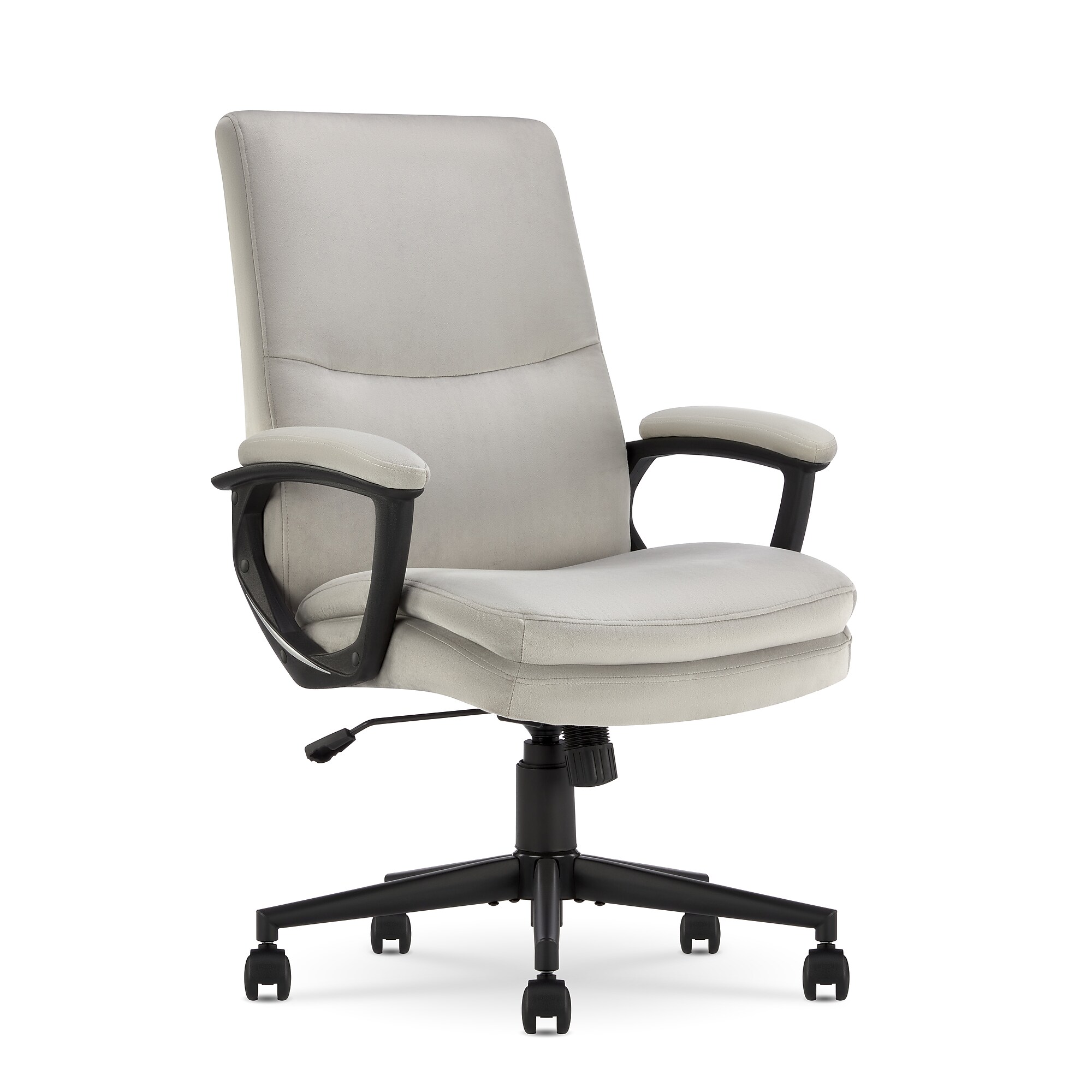 Click365 Ergonomic Velvet Swivel Executive Chair, Gray (CCHR10024C) Simolary simolary.com