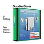 Staples Heavy Duty 2" 3-Ring Better Binder, D-Ring, Green (ST55878-CC)~#|#~89F8D508-0B3B-48E0-9A7E34BC48E073E8_sc7