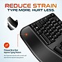 Delton Ergonomic Wireless Keyboard and Trackball Mouse Combo, Black (DKMBKB200BD1)~#|#~89F92358-908C-420C-8A2E0010B46FE002_sc7