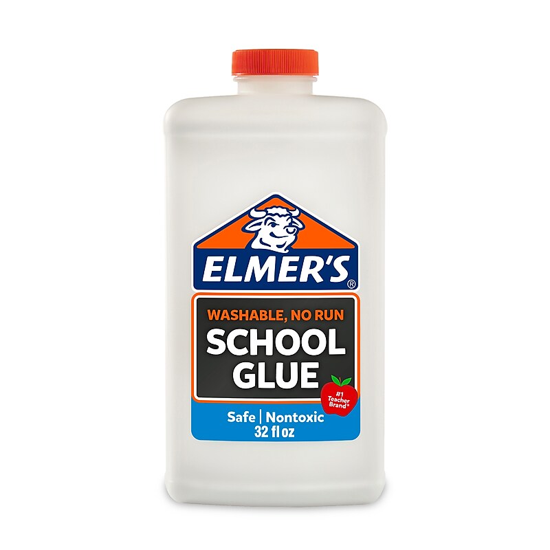 Elmer's Washable Liquid School Glue, 32 oz., White (2024678) image 1