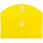 JAM Paper Premium Plastic Filing Envelope with Hook & Loop Closure, Yellow, 3/Pack (921V1YEX3)~#|#~8A0588DA-ABE6-420F-B9195309BF22B571_sc7
