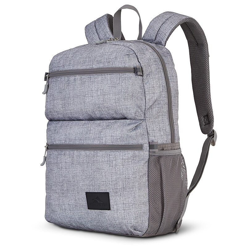 High Sierra Everclass Laptop Backpack, Medium, Silver Heather (150917-8561) image 1