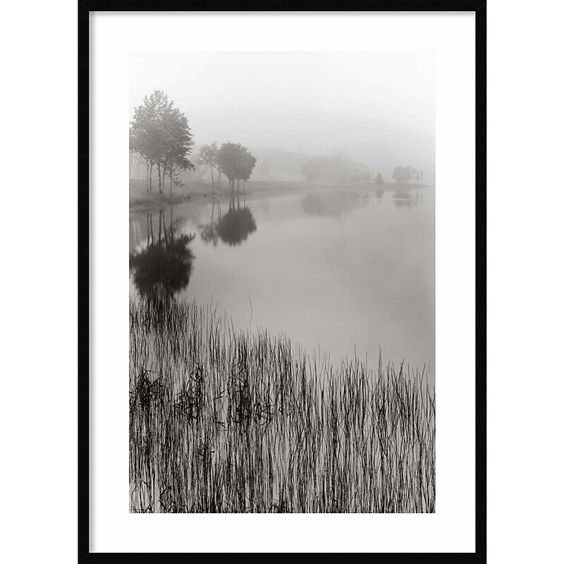 Amanti Art Lakeside Mist by Monte Nagler Wood Framed Wall Art Print, 30" x 41" (A42675533715) image 1