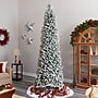 Nearly Natural 10' Slim Flocked Montreal Fir Artificial Christmas Tree with 800 Warm White LED Lights (T3314)~#|#~8A0D9964-0FCB-40F1-9A3BD62C13D0B97E_sc7