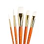 Princeton RealValue Short Handle Mixed Media Synthetic Taklon Variety Brush Set, 5/Set, 2 Sets/Bundle (PBXPR9151-2)~#|#~8A170458-2185-47F0-88152B95BC08082F_sc7