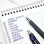 Staples Postscript Retractable Ballpoint Pens, Medium Point, Blue Ink, Dozen (18263)~#|#~8A1AA356-757B-4A8B-AD360510A5A0423F_sc7