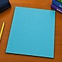 Staples 10% Recycled Smooth 2-Pocket Paper Presentation Folder, Teal, 10/Pack (13383-US)~#|#~8A1B7C26-3947-4640-89BC7067B9A6560F_sc7