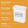 Bostitch Konnect Nest Small Stackable Boxes, Clear, 2/Pack (23227-2PK)~#|#~8A1C3810-7AAD-49C6-ACA06FEA7653CE3F_sc7