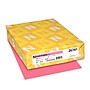 Exact Brights 8.5" x 11" Writing Paper, 20 lbs., Bright Pink, 500 Sheets/Ream, 10/Ream (WAU26741CT)~#|#~8A1E9955-46A4-4333-A5CED374B6032645_sc7
