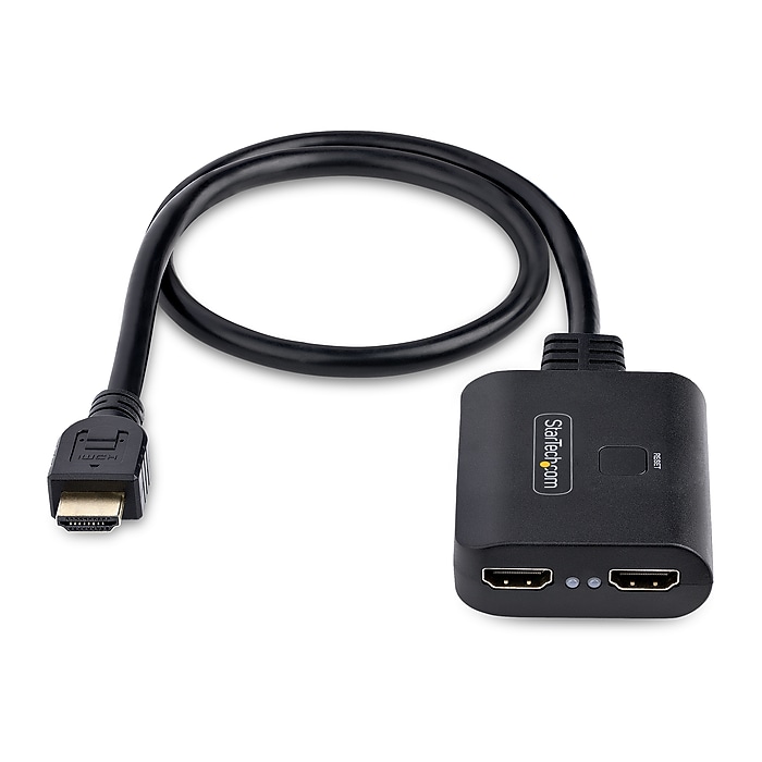 StarTech HDMI to HDMI/HDMI Audio/Video Splitter, Male to Female