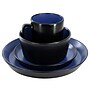 Elama Bacarra Stoneware Dinnerware Set, Black/Blue, 16 Piece~#|#~8A21F27C-0AAF-4470-A0B8B0815C12D50D_sc7