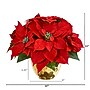 Nearly Natural Artificial Poinsettia Arrangement (1963)~#|#~8A235CE2-FA25-4214-BDB213577C942B28_sc7