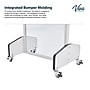 Viva Comfort 72" Mobile Rehabilitation Treatment Mirror with Locking Casters & Safety-Backed Glass, Gray (908-02-MK)~#|#~8A2DC45C-A429-42B5-A2E36D85AA720DDD_sc7