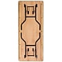 Flash Furniture Gael Folding Table, 72" x 30", Natural (YTWTFT3072TBL)~#|#~8A2F872B-6316-4E11-BF6995C01B64D411_sc7