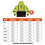 GloWear 8312BK High Visibility Long Sleeve Black Bottom Hooded Zip-Up Sweatshirt, ANSI Type R Class 3, Lime, 3XL (22937)~#|#~8A309EE2-CA13-480E-A5B78BC6764D712A_sc7
