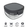 bentgo All-in-One Salad Container, 5-Compartment, Dark Gray, 61 oz. (BGLASSAL-DG)~#|#~8A34AD8E-9103-48AA-B1EA213B80C05BDB_sc7